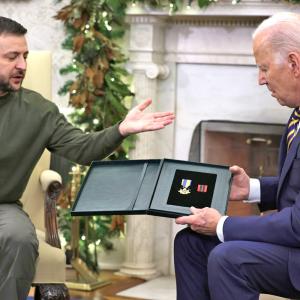 Why Zelenskyy Gave Biden A Medal