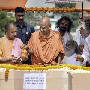 'Victory over invaders': Yogi at Ram temple sanctum event