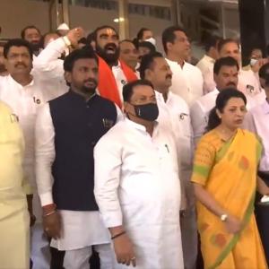 Maharashtra governor walks out of assembly in a huff