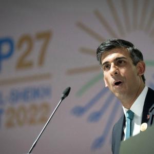 Rishi Sunak makes dramatic exit at COP27 session