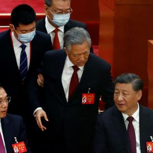 High drama at China's CPC, ex-prez Hu escorted out