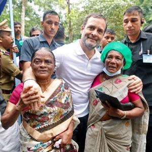 Hugs For Rahul on Bharat Jodo Yatra