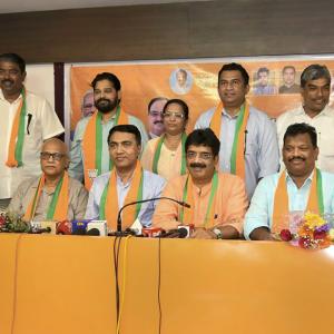 8 Congress MLAs break vow, defect to BJP in Goa