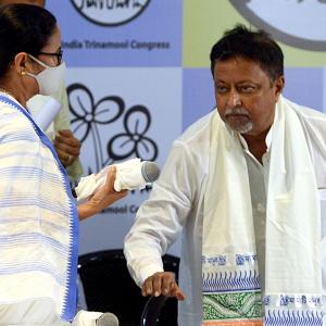 Mukul Roy in Delhi amid son's 'untraceable' claim