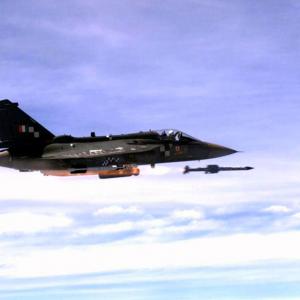 Tejas Test Fires Air-to-Air Missile Astra