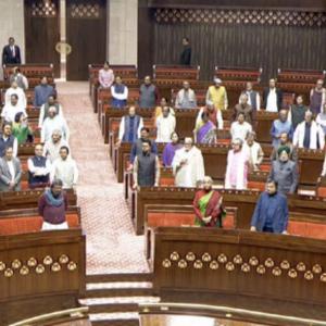 NDA MPs stand in RS in solidarity with Dhankhar