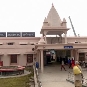 Revamped Ayodhya station sports temple-like features