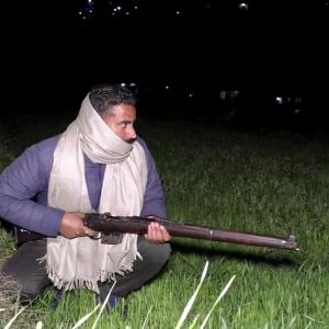 Villagers Take Guard Against Terrorists