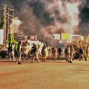 Manipur: Mob storms security camp in bid to loot arms
