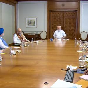 Back from US, Egypt, Modi meets senior ministers