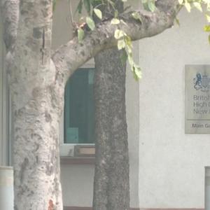 Extra barricades outside UK High Commission removed