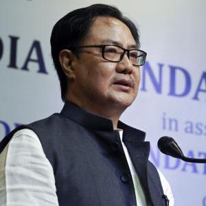 What Rijiju said after being replaced as law minister