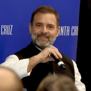 Modi a 'specimen', knows more than god: Rahul in US