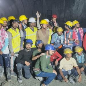 'We never lost hope': Worker rescued from tunnel