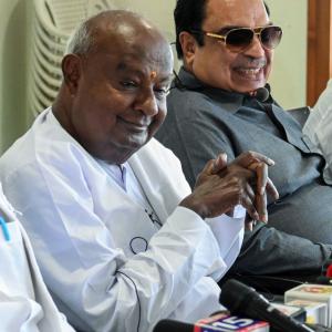 JD-S allied with BJP to save...: Deve Gowda