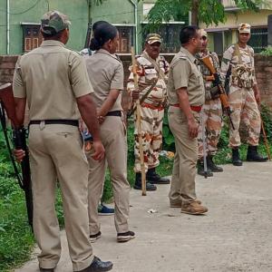 Sandeshkhali police camp attacked, constable injured