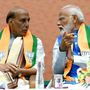 Invites show the world is sure of Modi's victory: Rajnath