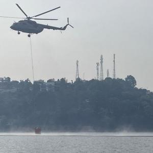 IAF chopper roped in to douse massive forest fires in U'khand