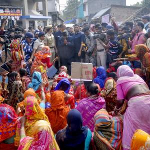 Bengal guv opens 'Peace Home' for Sandeshkhali women