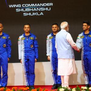 Modi reveals names of Gaganyan mission astronauts