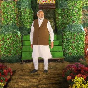 Modi begins 11-day special ritual for Ram temple event