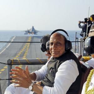 What's Raksha Mantri Doing At Sea?