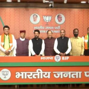 6 Cong rebels, 3 Independent MLAs in HP join BJP