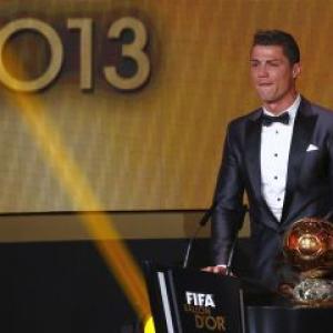 Ronaldo wins World Player of the Year for second time