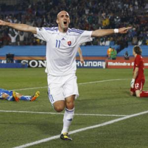 World champions Italy knocked out by Slovakia