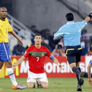 Images: Brazil, Portugal through after rough draw