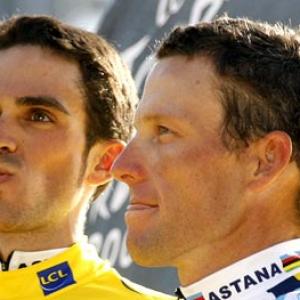 Contador finds Armstrong in his way, again