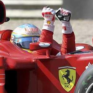 Alonso celebrates dream Ferrari win at Monza