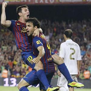 Fabregas makes winning debut for Barca