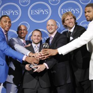 Mavericks, Nowitzki shine at Espy Awards