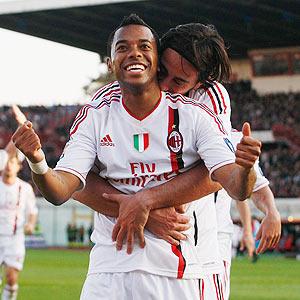Controversy over Robinho goal as Milan held at Catania