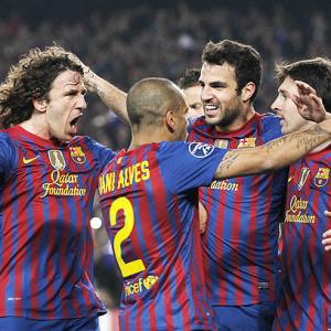 CL PHOTOS: Irrepressible Messi leads Barca into semis