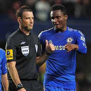 Chelsea's Mikel gets three-match ban over Clattenburg row