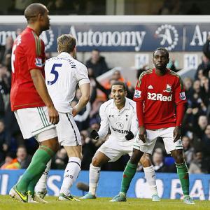 EPL PIX: Spurs to go fourth; West Brom draw with Hammers