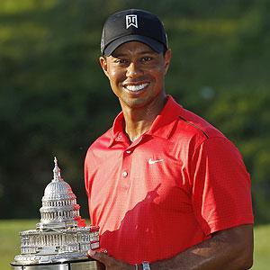 Woods moves up on winners list with AT&T victory