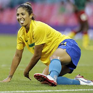 Cristiane is top scorer as flag faux-pas marks Day 1
