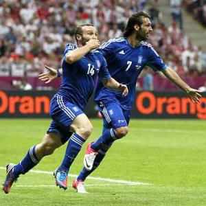 Poland held by Greece as two sent off