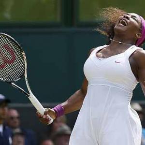 PIX: Serena wins marathon, Rosol's dream Wimbledon ends