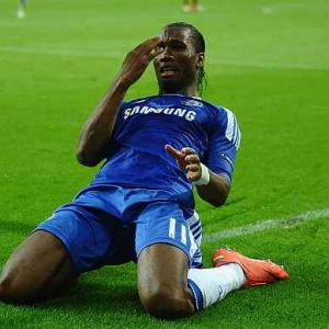 Drogba, man of the moment for Chelsea