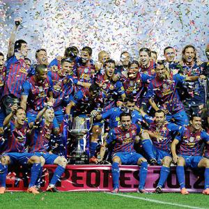 Guardiola ends Barca reign with King's Cup triumph