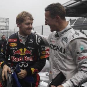 Vettel emulates boyhood hero Schumacher