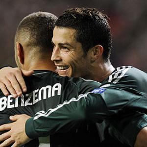 CL PIX: Real Madrid crush Ajax; Arsenal labour to win