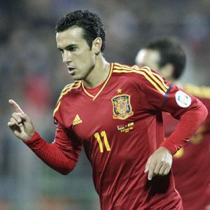 Pix: Pedro treble in Spain win, Russia stun Portugal