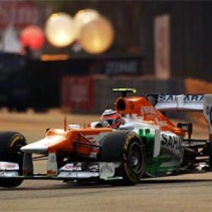 Di Resta qualifies 6th for Singapore GP
