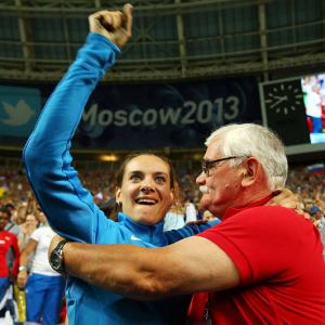 Isinbayeva credits coach for return to World dominance