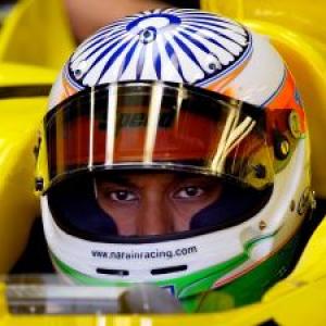 Narain zooms to record third victory in Auto GP